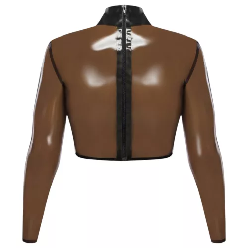 LATEX - áttetsző latex felső (áttetsző-fekete)