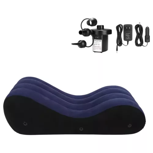 Desirel Magic Pillow - felfújható szex szófa - nagy (kék)