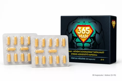 365 Man folyamatos szedésű potencianövelő kapszula 30 db