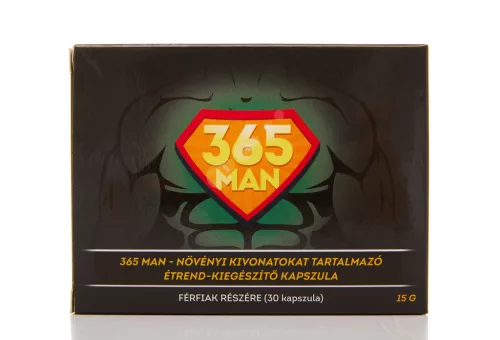 365 Man folyamatos szedésű potencianövelő kapszula 30 db