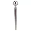 FukR - fém, gömbös dilátor - 8cm (ezüst)
