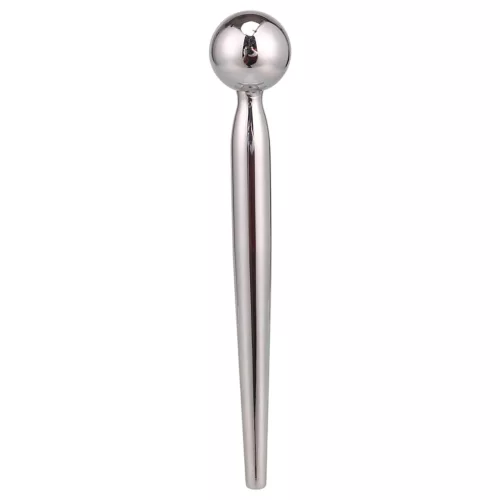 FukR - fém, gömbös dilátor - 8cm (ezüst)