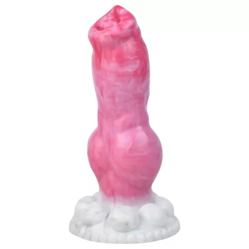 Animalorny Buldog - kutya pénisz dildó - 17 cm (pink)
