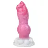 Animalorny Buldog - kutya pénisz dildó - 17 cm (pink)