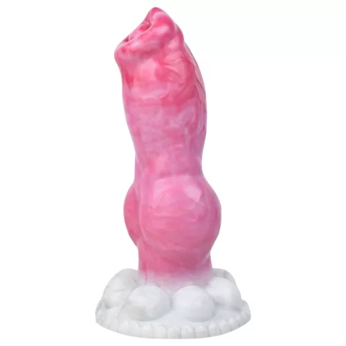 Animalorny Buldog - kutya pénisz dildó - 17 cm (pink)