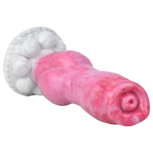 Animalorny Buldog - kutya pénisz dildó - 17 cm (pink)