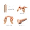 Strap-on-me S - kétrétegű, tapadókorongos dildó (natúr)