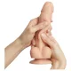 Strap-on-me M - kétrétegű, tapadókorongos dildó (natúr)