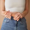 Strap-on-me M - kétrétegű, tapadókorongos dildó (natúr)