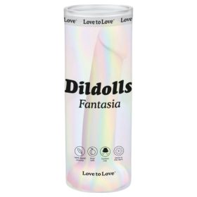   / Dildolls Fantasia - tapadókorongos szilikon dildó (csíkos)