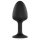 Dorcel Geisha Plug Diamond M - fehér köves anál plug (fekete)