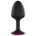 Dorcel Geisha Plug Ruby L - pink köves anál plug (fekete)
