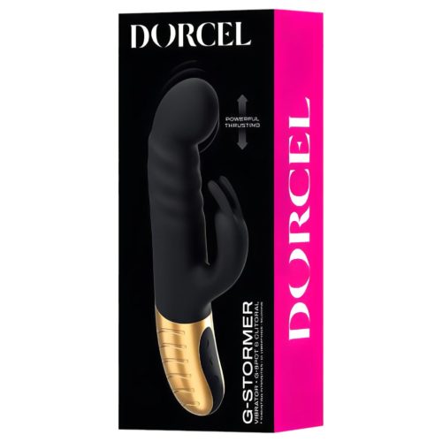 / Dorcel G-stormer - akkus, lökő csiklókaros vibrátor (fekete)