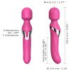 Dorcel Dual Orgasms - akkus, 2in1 masszírozó vibrátor (pink)