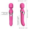 Dorcel Dual Orgasms - akkus, 2in1 masszírozó vibrátor (pink)