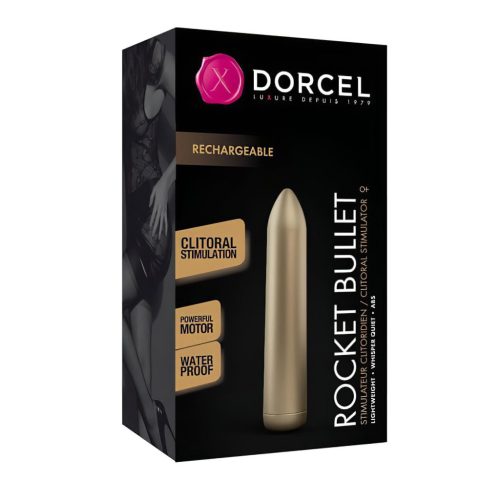 Dorcel Rocket Bullet - akkus rúdvibrátor (arany)