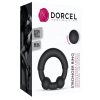 Dorcel Stronger Ring - fém betétes péniszgyűrű (fekete)