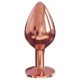 Dorcel Diamond Plug M - alumínium anál plug (rosegold)