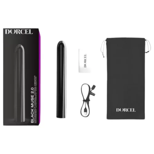 / Dorcel Black Muse 2.0 - akkus rúdvibrátor (fekete)