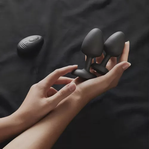 / Dorcel - golyós, távirányítós anál vibrátor M - (fekete)