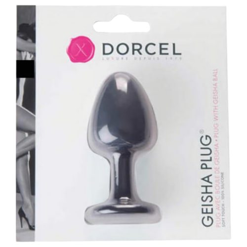 / Dorcel Geisha Plug M - golyós anál plug (fekete)