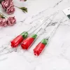 Panty Rose - rózsaszálba rejtett tanga (piros, S-L)