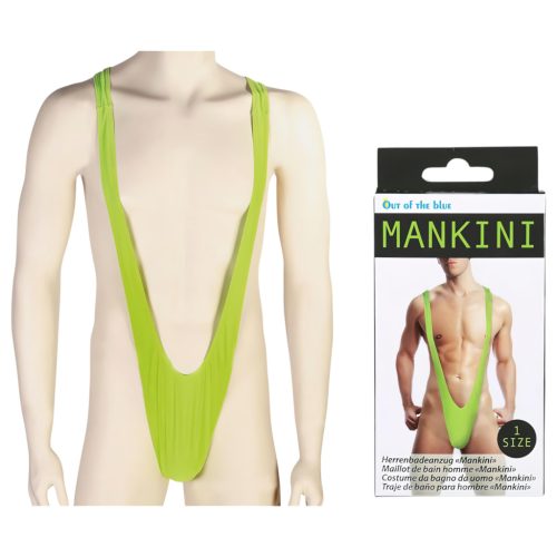 / Out of The blue - mankini, férfi sling fürdőruha (zöld)