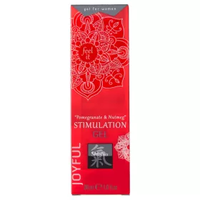   HOT Shiatsu - folyékony vibrátor stimuláló krém nőknek - gránátalma (30 ml)