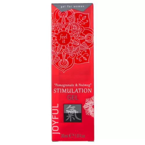 HOT Shiatsu - folyékony vibrátor stimuláló krém nőknek - gránátalma (30 ml)