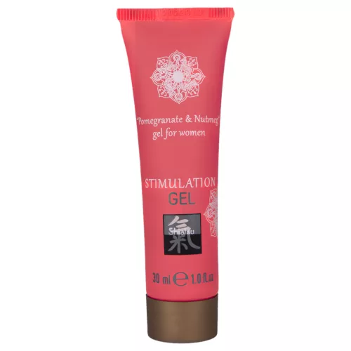 HOT Shiatsu - folyékony vibrátor stimuláló krém nőknek - gránátalma (30 ml)