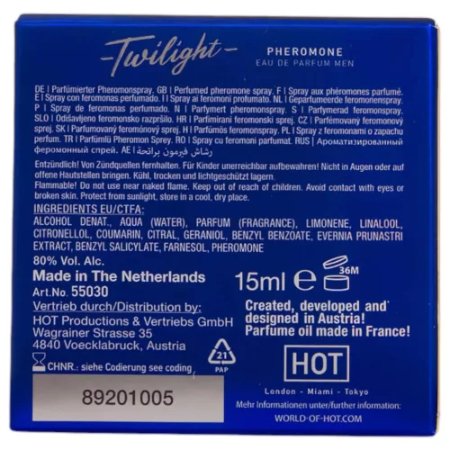 HOT Twilight - feromon parfüm férfiaknak (15 ml) - illatos