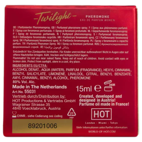 HOT Twilight - feromon parfüm nőknek (15 ml) - illatos