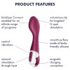 Satisfyer Hot Spot - akkus, melegítő G-pont vibrátor (piros)