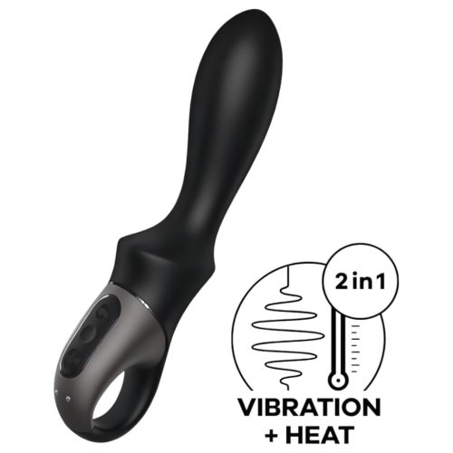 Satisfyer Heat Climax - okos, melegítő anál vibrátor (fekete)