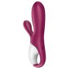 Satisfyer Hot Bunny - okos csiklókaros melegítő vibrátor (piros)