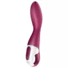 Satisfyer Heated Thrill - App-vezérelt melegítő vibrátor (piros)