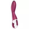 Satisfyer Heated Thrill - App-vezérelt melegítő vibrátor (piros)