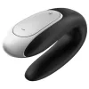 Satisfyer Double Fun – App-vezérelt párvibrátor (fekete)