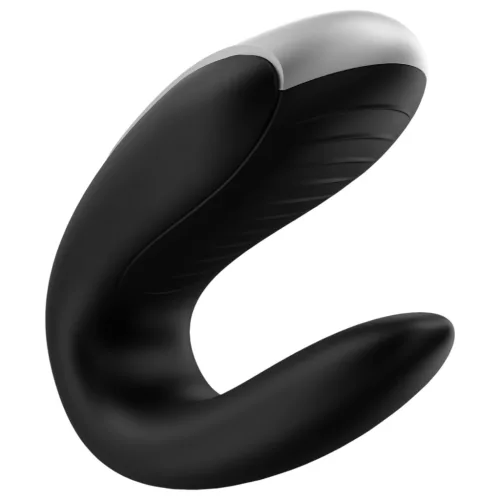 Satisfyer Double Fun – App-vezérelt párvibrátor (fekete)