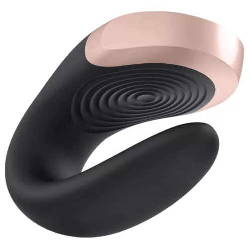 Satisfyer Double Love – App- és távirányítós párvibrátor (fekete)