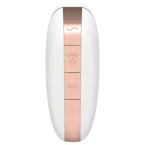 Satisfyer Love Triangle - okos léghullámos csiklóizgató (fehér)