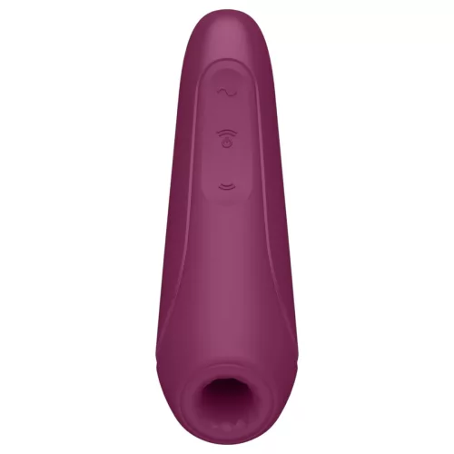 Satisfyer Curvy 1+ - okos léghullámos csiklóizgató (piros)