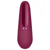 Satisfyer Curvy 1+ - okos léghullámos csiklóizgató (piros)