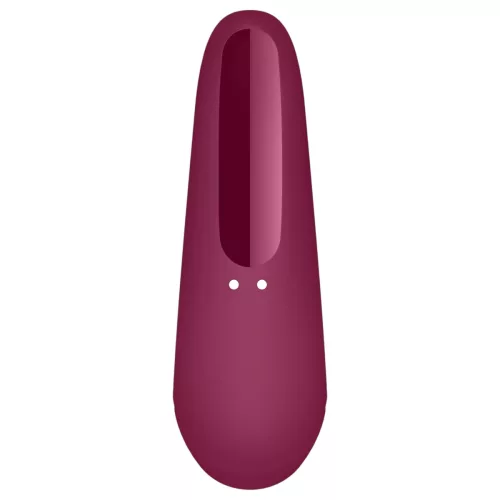 Satisfyer Curvy 1+ - okos léghullámos csiklóizgató (piros)