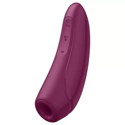 Satisfyer Curvy 1+ - okos léghullámos csiklóizgató (piros)