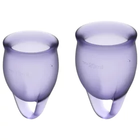   Satisfyer Feel Confident - menstruációs kehely szett (lila)