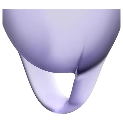 Satisfyer Feel Confident - menstruációs kehely szett (lila)