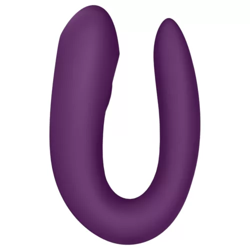 / Satisfyer Double Joy - okos, vízálló párvibrátor (lila)