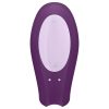 Satisfyer Double Joy - okos, vízálló párvibrátor (lila)