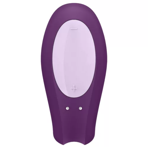 / Satisfyer Double Joy - okos, vízálló párvibrátor (lila)